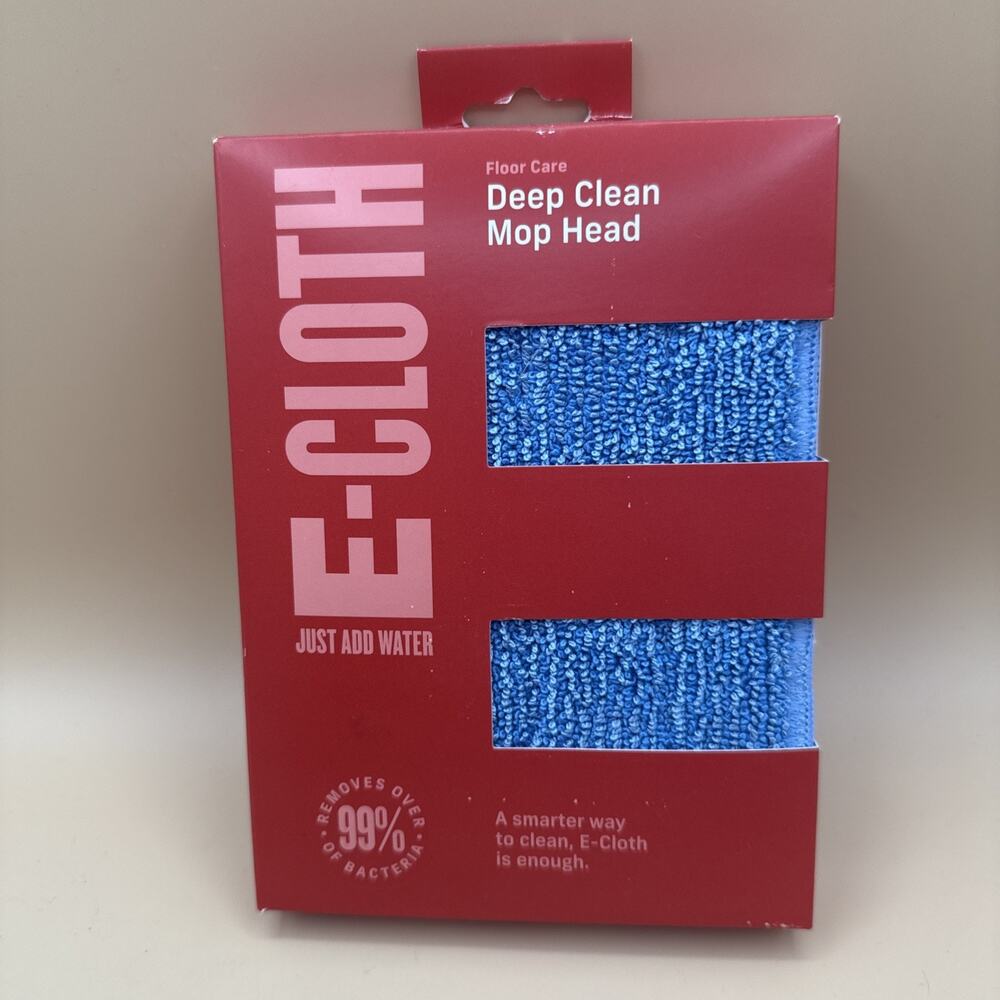 E-Cloth Deep Clean Mop Head Replacement, Mop Pads - 1 Pack